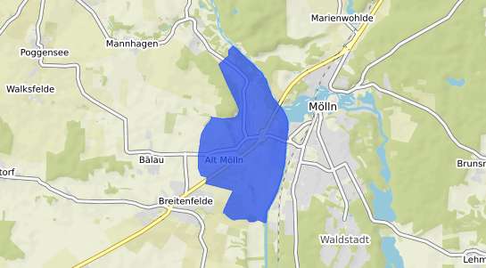 Bodenrichtwertkarte Alt Moelln
